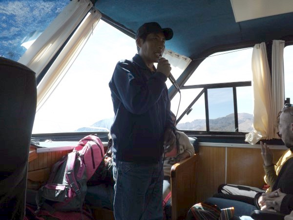 Nuestro guía por el Lago Titicaca