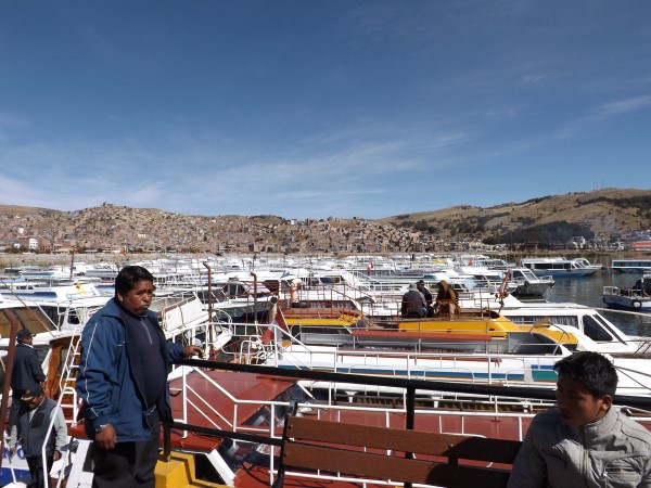 En el puerto de Puno